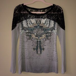 HARLEY DAVIDSON: ice angel long sleeve tee